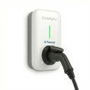 EV CHARGER WALL 3PH 11KW AC CABLE OCPP πλαϊνή όψη