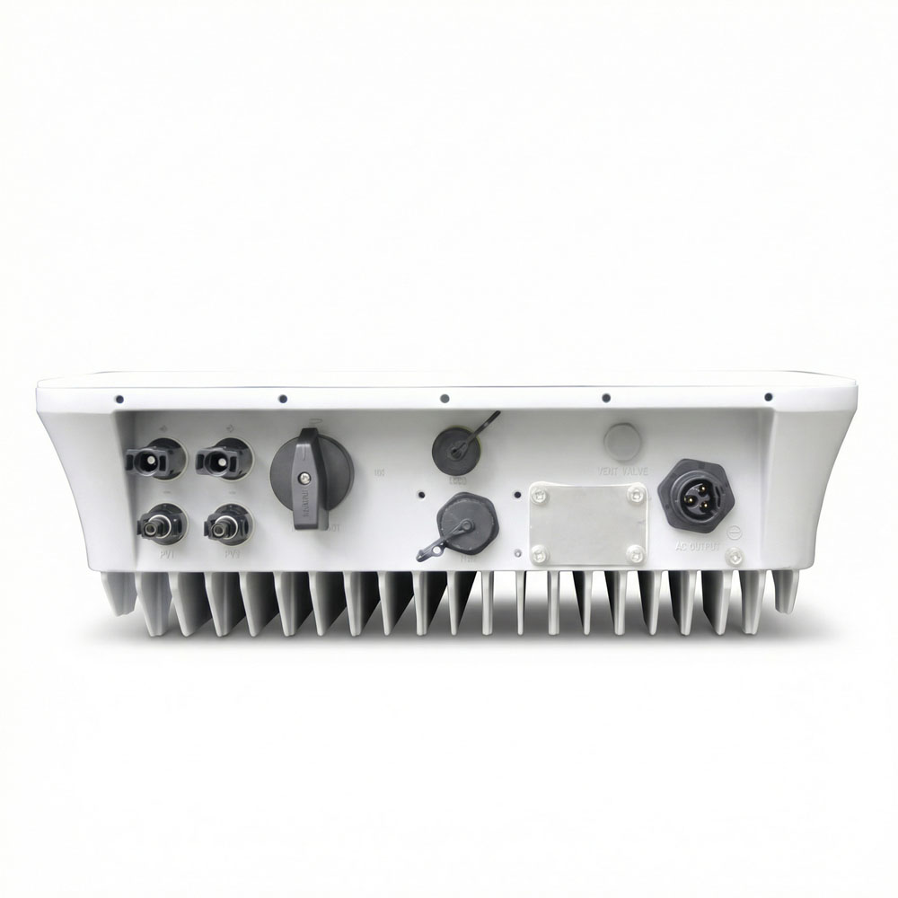 INVERTER ON GRID 1PH 5KVA 2MPPT όψη με συνδέσεις