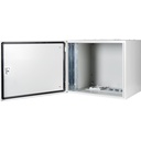 9U 19" Safebox B IP55 W600mm x D300mm Indoor  - LG ανοιχτή πόρτα