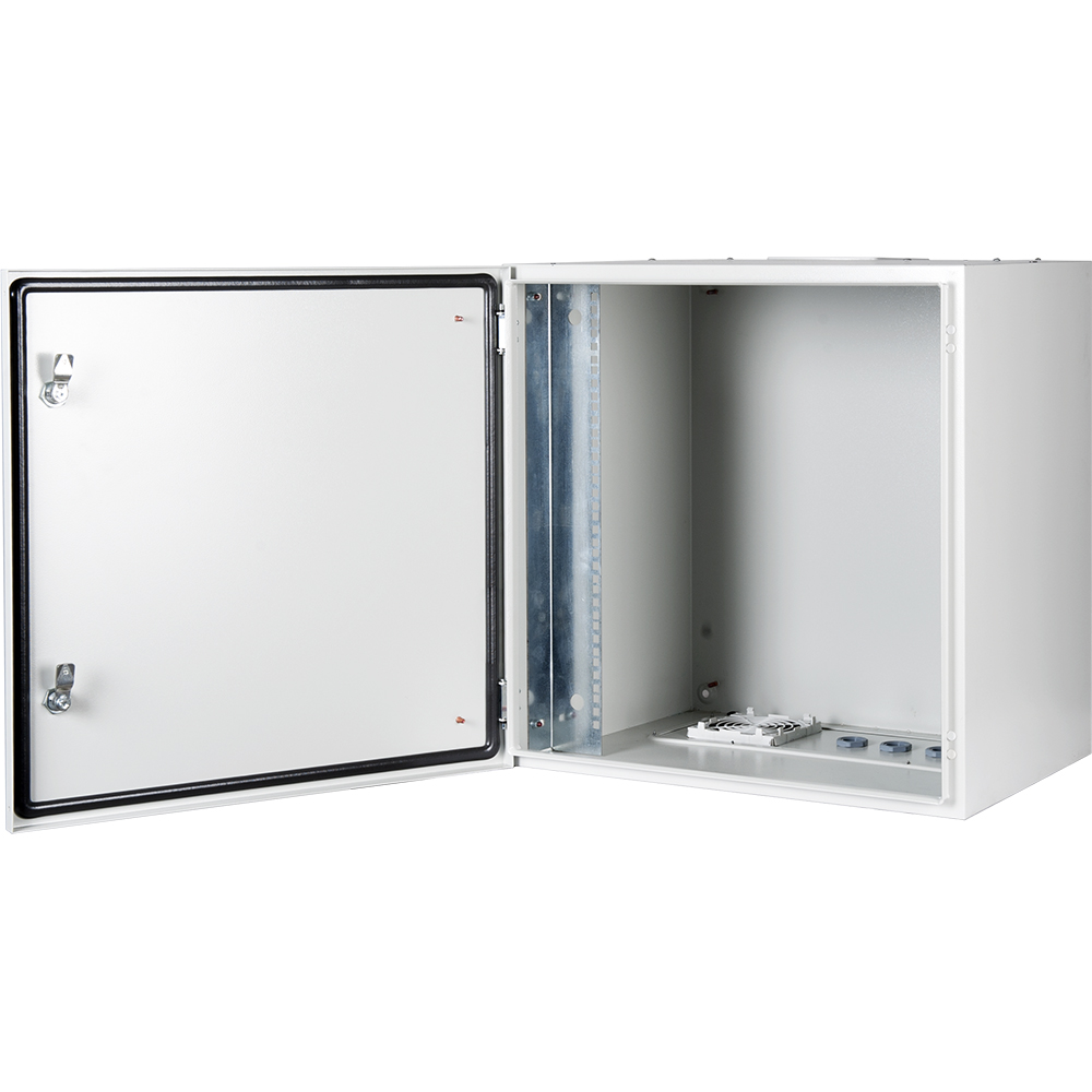 12U 19" Safebox B IP55 W600mm x D300mm Indoor - LG ανοιχτή πόρτα