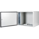 9U 19" Safebox B W600mm x D450mm Indoor IP55 Cabinet & Enclosure - LG ανοιχτή πόρτα