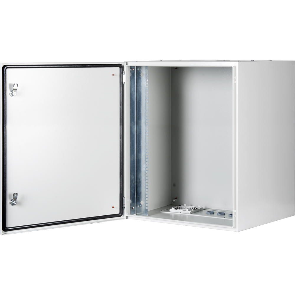 16U 19" Safebox B W600mm x D600mm Indoor IP55 Cabinet & Enclosure - LG ανοιχτή πόρτα