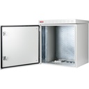 12U 19'' Safebox B W600mm x D450mm Outdoor IP55 Cabinet & Enclosure - LG ανοιχτή πόρτα