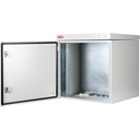 12U 19'' Safebox B W600mm x D600mm Outdoor IP55 Cabinet & Enclosure - LG ανοιχτή πόρτα