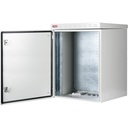16U 19'' Safebox B W600mm x D600mm Outdoor IP55 Cabinet & Enclosure - LG ανοιχτή πόρτα