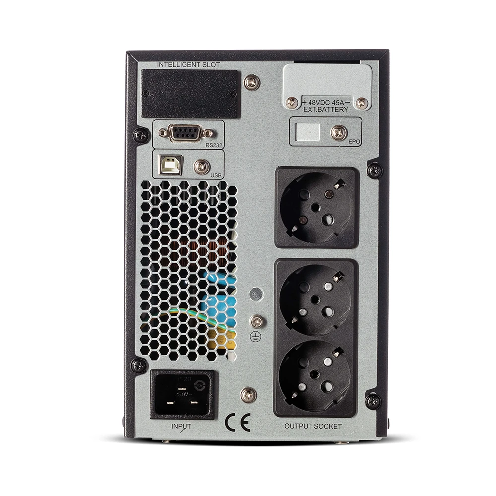 UPS NEOLINE TOWER 2kVA/1800W with 4 x 12V 9Ah - 1102STB4X9 πίσω όψη