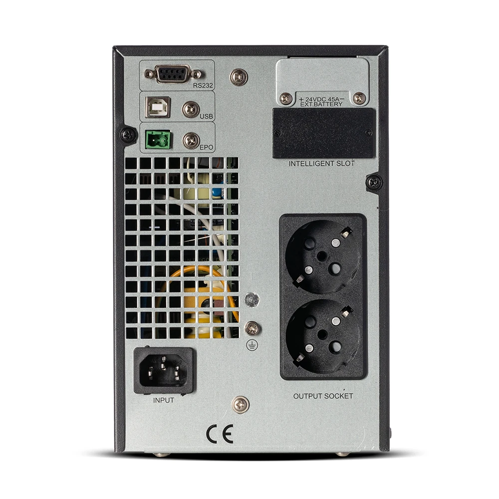UPS PRIME TOWER 1kVA/1000W LCD with 2 x 12V 9Ah 12A - 1101XLTB2X9 πίσω όψη