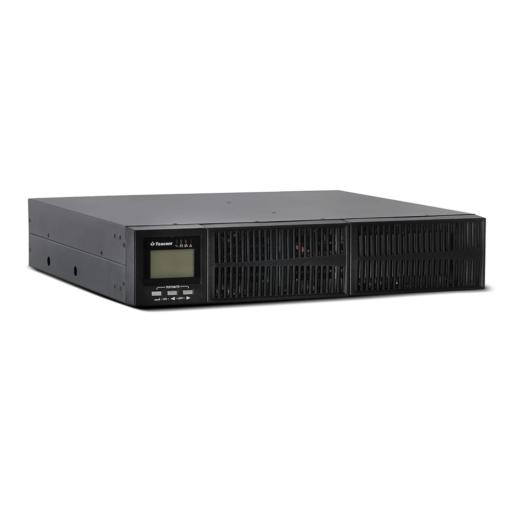 UPS PRIME RACK/TOWER 2kVA/2000W LCD with 4 x 12V 9Ah 12A - 1102XLRTB4X9-S  πλαϊνή όψη οριζόντια