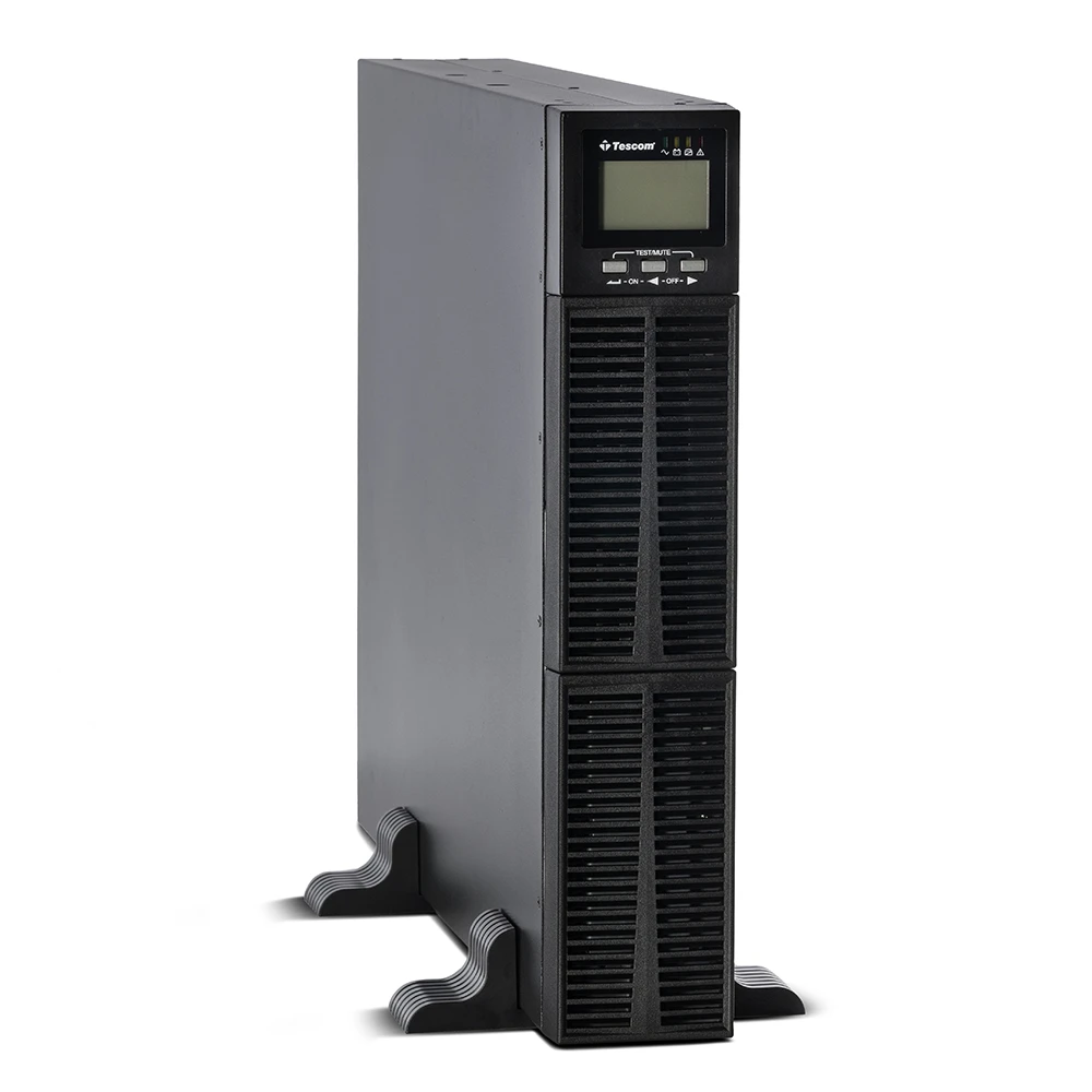 UPS PRIME RACK/TOWER 3kVA/3000W LCD with 6 x 12V 9Ah 12A - 1103XLRTB6X9-I  πλαϊνή όψη κάθετη