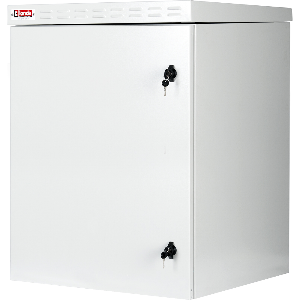 16U 19'' Safebox B W600mm x D600mm Outdoor IP55 Cabinet & Enclosure double point locking with 'butterfly' lock - LG