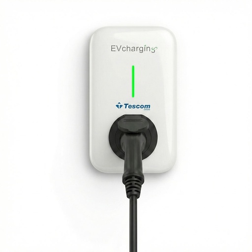 [EVC.0001] EV CHARGER WALL 1PH 7KW AC CABLE OCPP